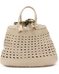 Dragon Diffusion - Santa Cano Woven-Leather Tote Bag - Lyst