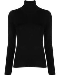 Zanone - Pull En Maille Fine À Col Montant - Lyst