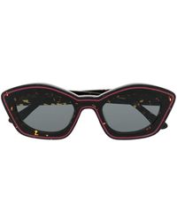 Retrosuperfuture - Tortoiseshell-effect Cat-eye Sunglasses - Lyst
