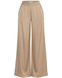 Kaos - Elasticated-Waistband Palazzo Pants - Lyst