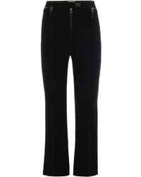 Elisabetta Franchi - Tailored Trousers With Flared Leg - Lyst