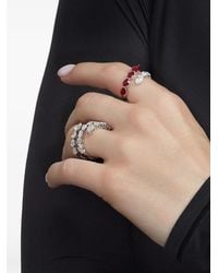 Jewels Aficionado - 18Kt Witgouden Ring Met Diamant - Lyst