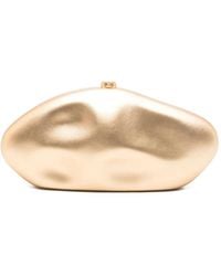 Cult Gaia - Caldera Leather Clutch - Lyst