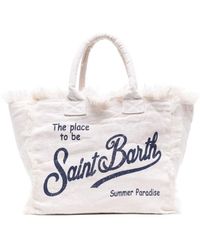 Mc2 Saint Barth - Vanity Linen Beach Bag - Lyst
