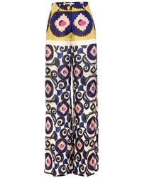 Silvia Tcherassi - Emine Printed Trousers - Lyst