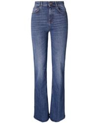 Tory Burch - Frayed Bootcut Jeans - Lyst