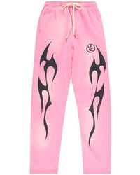 HELLSTAR - Flame-Print Track Pants - Lyst