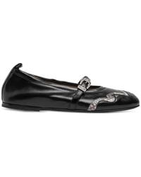 Sartore - Ballerinas Mit Schnallenriemen - Lyst