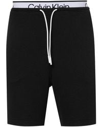 Calvin Klein - Pantalones cortos de deporte con cintura doble - Lyst