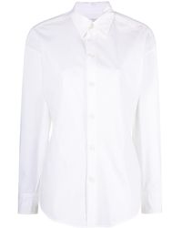 Bottega Veneta - Long-sleeve Poplin Shirt - Lyst