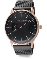 Kenneth Cole - Montre À Bracelet En Résille Mm - Lyst