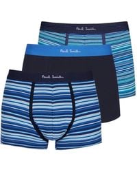 Paul Smith - Boxer Elasticizzati Con Logo (3 Pezzi) - Lyst