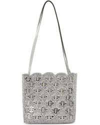 Rabanne - Scalloped-Edge Metal-Detail Shoulder Bag - Lyst