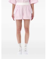 Nike - Chill Poplin Striped Pleated Shorts - Lyst