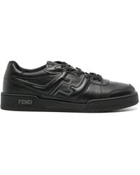 Fendi - Match Leather Sneaker - Lyst