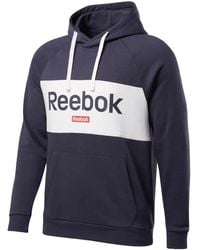 Reebok - Logo-Print Hoodie - Lyst