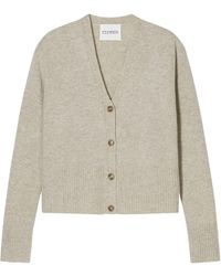 Closed - Wool V-Necked Cardigan - Lyst