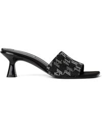 Karl Lagerfeld - Panache Ii Sandalen Mit Kristallen - Lyst