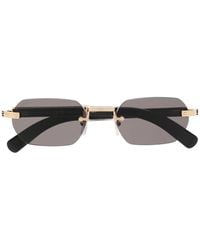 Cartier - Sonnenbrille mit eckigem Gestell - Lyst