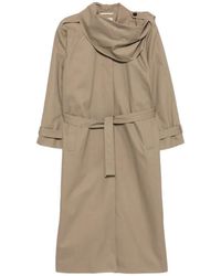 THE GARMENT - Abrigo Cadence Con Cinturón Y Bufanda - Lyst