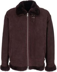 Arma - Sano Suède Jack Met Lammy Voering - Lyst