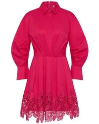 Rebecca Vallance - Claribelle Long-Sleeve Mini Dress - Lyst