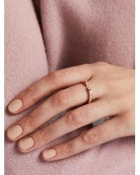 Nouvel Heritage - Eternity Tuxedo Pm Mood Diamond Ring - Lyst