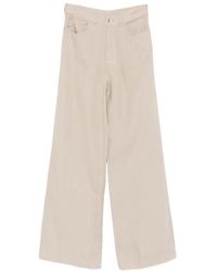 Emporio Armani - Linen Trousers - Lyst