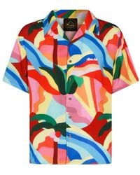Mauna Kea - Abstract-Print Short-Sleeve Shirt - Lyst