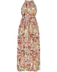 Adam Lippes - Sabine Crepe-De-Chine Shift Dress - Lyst