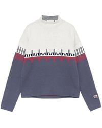 Rossignol - Patterned Mock-Neck Sweater - Lyst