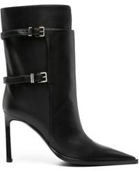 Sergio Rossi - Sr Thalestris 95Mm Leather Boots - Lyst