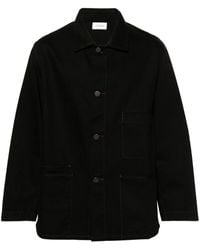 Lemaire - Straight-collar Cotton Shirt Jacket - Lyst
