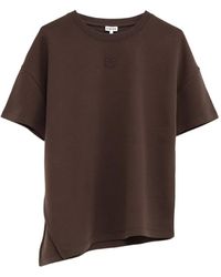 Loewe - Asymmetrisch T-Shirt - Lyst