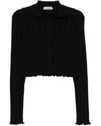 Jil Sander - Frilled Cardigan - Lyst