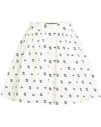 Karl Lagerfeld - Falda Ikon estampada - Lyst