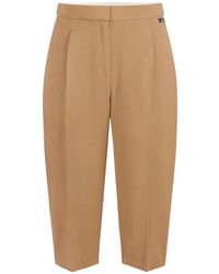 Elisabetta Franchi - Pantalon En Gabardine - Lyst