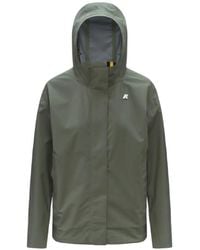 K-Way - Rose Stretch Hooded Jacket - Lyst