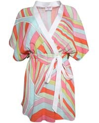 PUCCI - Kleid Mit Iride-Print - Lyst