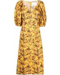 Remain - Midi-Jurk Met Print - Lyst