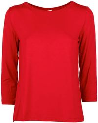 Marella - Emme Boat-Neck T-Shirt - Lyst