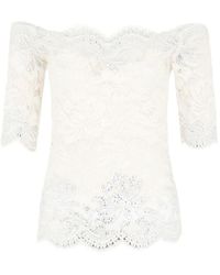 Rabanne - Lace Top - Lyst