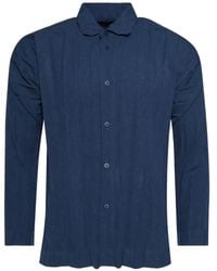 Homme Plissé Issey Miyake - Edge Ensemble Pleated Shirt - Lyst