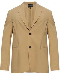 Emporio Armani - Double-Vent Blazer - Lyst