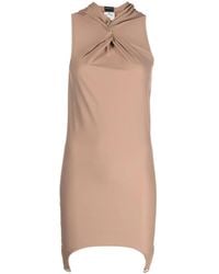 Courreges - Twist-Detailing Suspender Mini Dress - Lyst