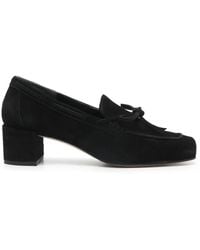 Aeyde - Grenn Suede Bow Pumps - Lyst