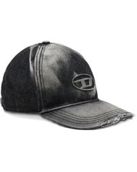 【DIESEL】 C-SEYMON SEYMON Baseball Cap in Treated Denim at Amazon Men's