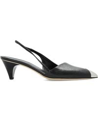 IRO - 60Mm Stargey Slingback Metallic-Toe Pumps - Lyst