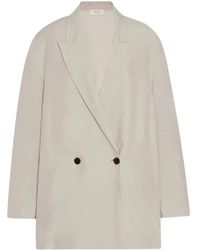 The Row - Nat Double-Breasted Blazer - Lyst