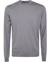 FILIPPO DE LAURENTIIS - Round-Neck Wool Sweater - Lyst